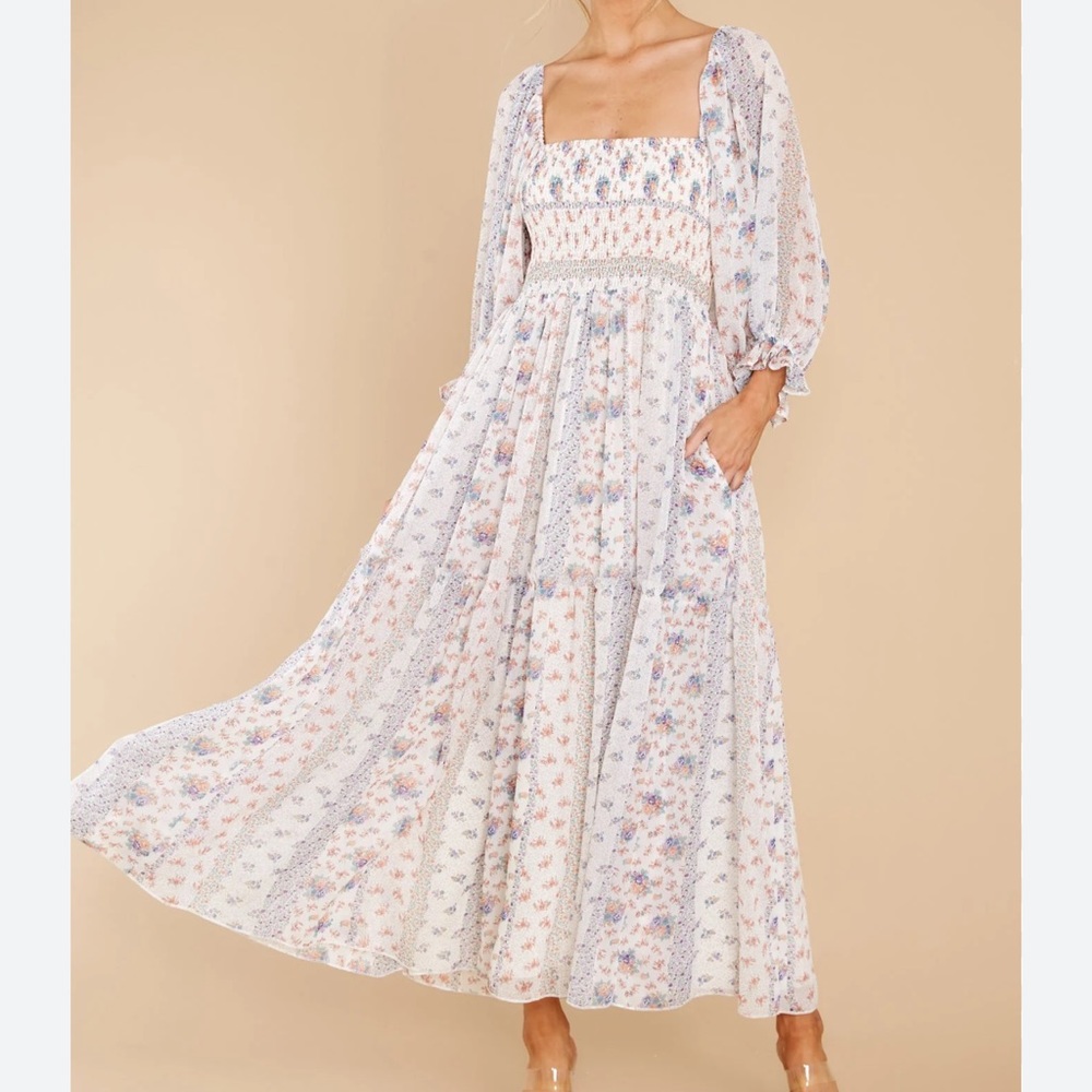 ISO Red Dress Boutique Sonic Bloom Dress